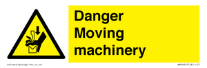 Danger moving machinery